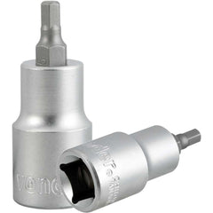 Soquete Allen Encaixe 1/2'' 5 mm CRV Vonder