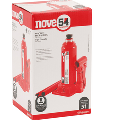 Macaco hidráulico garrafa 5 toneladas 1 estágio - Nove54