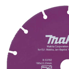 Disco de Corte Diamantado 180 x 1,6 x 22,23 mm B-53702 Makita