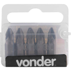 Jogo de Bits Ponteira Pozidrive c/ enc 1/4" Nº 2X25mm Vonder