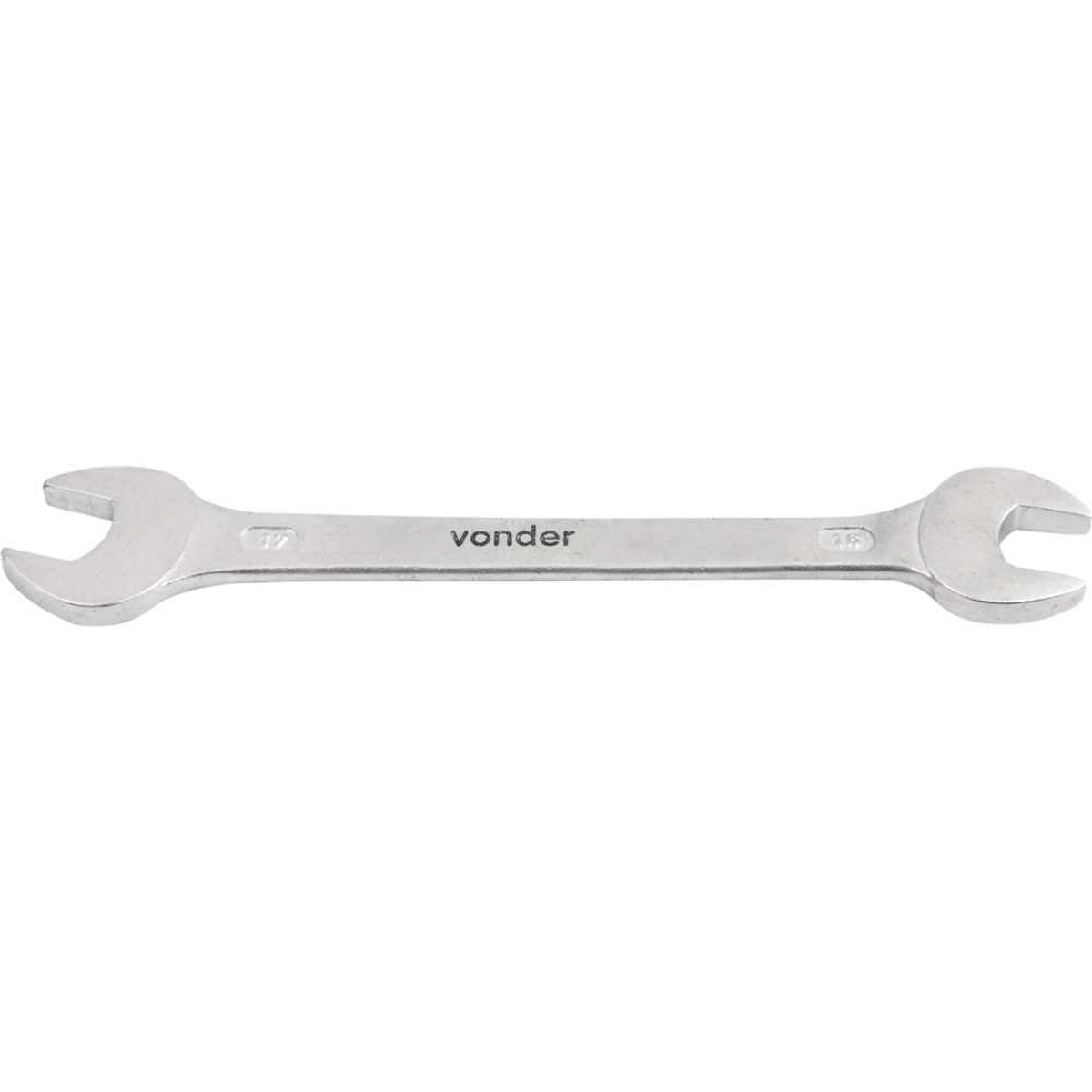 Chave fixa 16x17mm cromo vanádio fosco cartela Vonder - Guimepa
