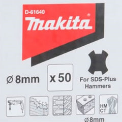 Brocas SDS Plus 6 x 160 mm C/50 Makita