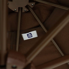 Ombrellone Retangular Oversize 4,50m x 2,65m Marrom Bel Alumínio Central Manivela FPS 60 Quiosque