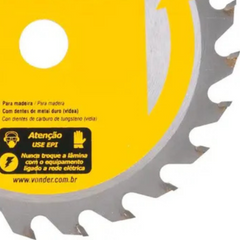 Lamina Serra Circ Vídea 200x30x3,0mm 24D 6600 rpm Vonder