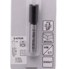 Fresa Paralela 8 mm x 10 mm x 51 mm x 19 mm Makita