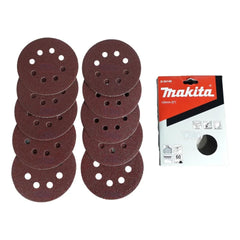 Discos de Lixa 125mm Grão 60 Embalagem 10 Unidades D-54140