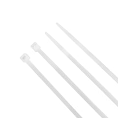 Abraçadeira Nylon 3,6 x 200 mm Branca com 100 Peças Tradestar