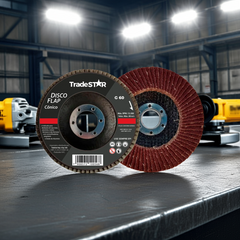 Disco Flap 115 mm G60 Fibra Cônico Aço Tradestar