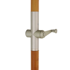 Ombrellone Madeira Cobertura PVC Manivela 2,70m Bege Bel Lazer