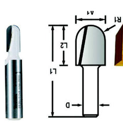 Fresa Ponta U Haste 8 mm x 41,3 mm D-68286 Makita