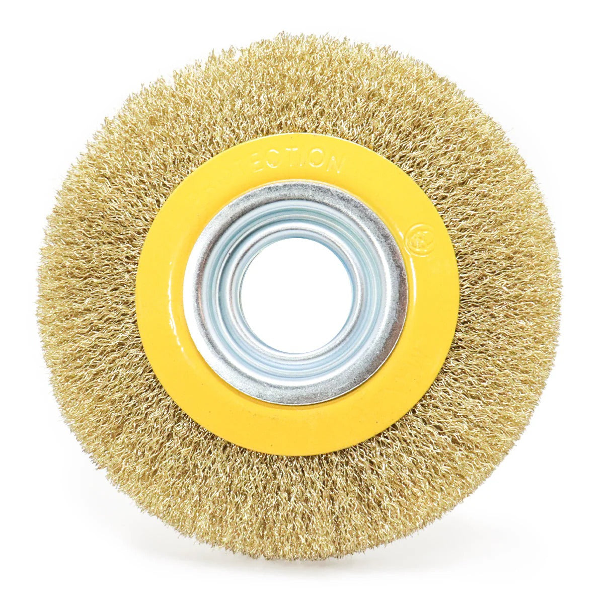 Escova Circular 6 x 1'' Aço Latonado Ondulado Tradestar