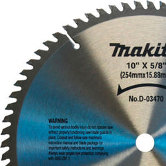 Disco Serra 70 Dentes 10 x 5/8" TCT D-03470 Makita