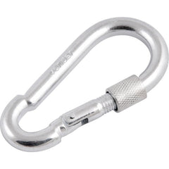 Mosquetão Com Trava Roscada 6x60mm Leve Galvanizado  - Vonde