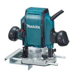 Tupia 8Mm Com Freio Instantaneo Industrial 900W Com Chaves Guia Reta Pinças RP0900 220V Makita