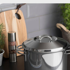 Caldeirão Tramontina Solar Aço Inox Fundo Triplo 24 cm 9,6 L Indução