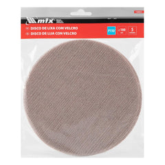 Disco de Lixa Telado com Velcro Grão 150 Diâmetro 180mm 5 Peças para Parede e Teto