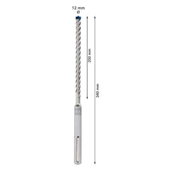Broca Para Concreto Bosch Expert Sds Max-8X Ø12X200X340mm