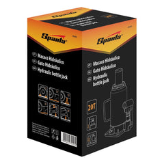 Macaco Hidráulico Garrafa 20 Toneladas 250-470mm Aço Alta Resistência Sparta 5032855