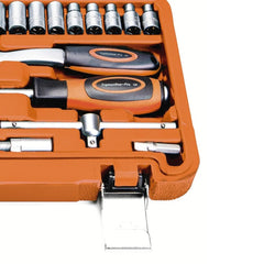 Kit Ferramentas 52 Peças Maleta 13 Soquetes 4‑14 mm Tramontina Pro