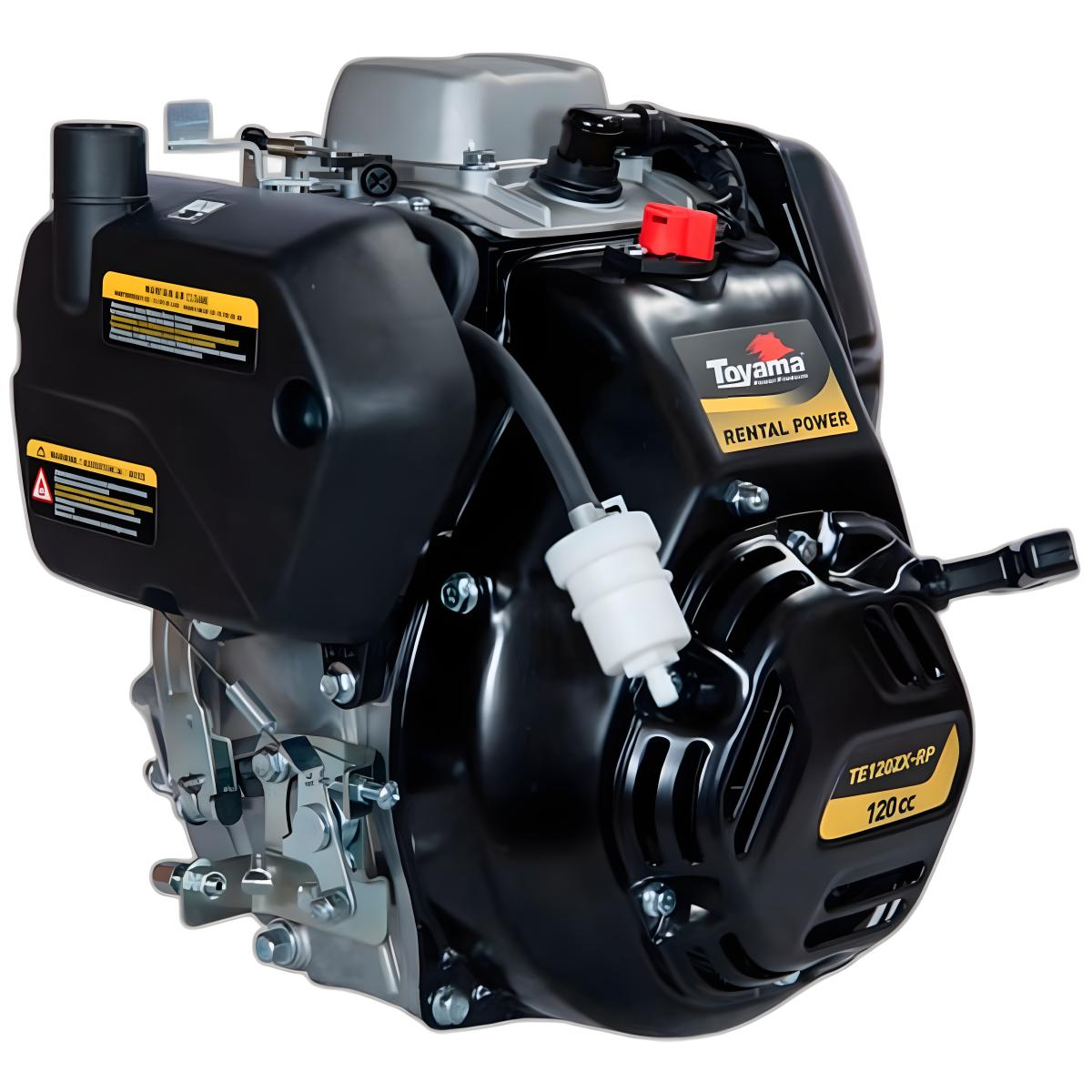 Motor Estacionário a Gasolina Toyama TE120ZX-RP 4 Tempos 3.6HP 120cc Eixo Horizontal Partida Manual Sensor de Óleo