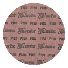 Disco de Lixa Telado com Velcro para Parede e Teto Grão 180 180mm 5 Peças