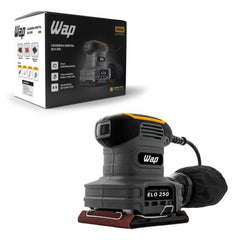 Lixadeira Orbital WAP ELO 25 14000 OPM 250W Sistema de Grampos, Saco Reutilizável 127V