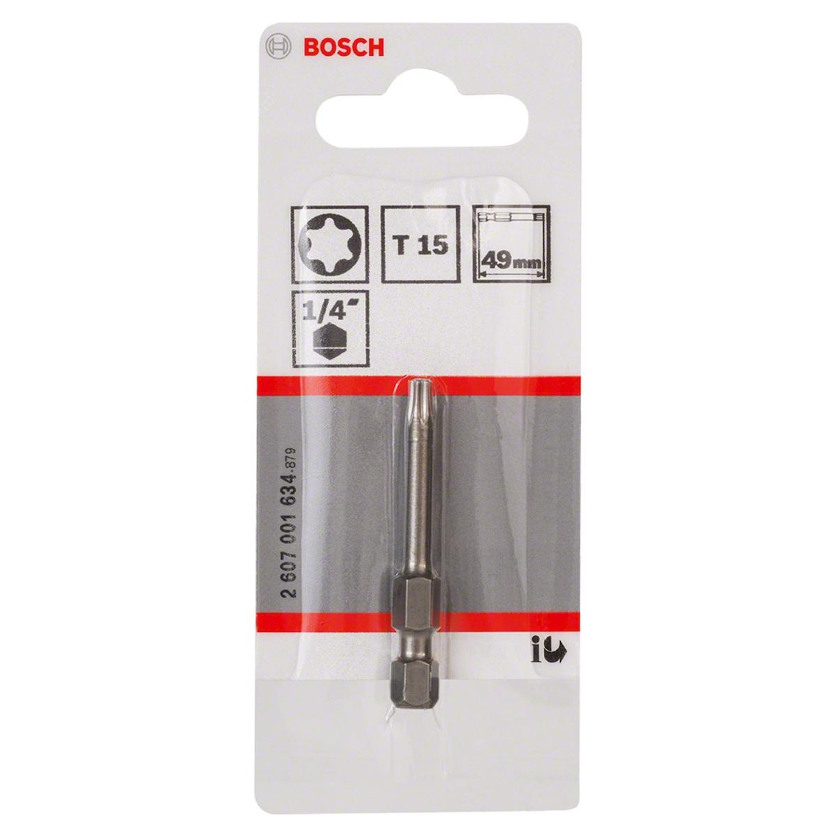 Ponta Para Parafusar Bosch Extra Hard T15 49mm Torx