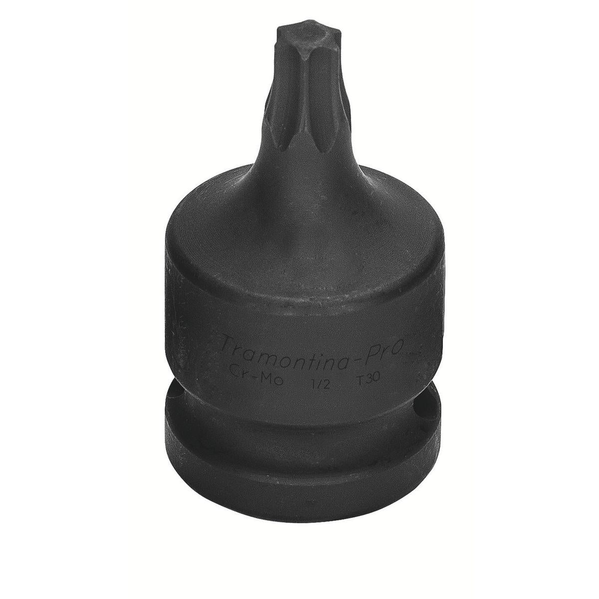 Soquete de Impacto Ponta Trafix T30 1/2'' Aço Cromo Molibdênio Tramontina PRO Durável
