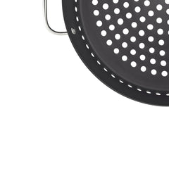 Grelha Tramontina Para Churrasco 30 Cm Alumínio Anodizado Grafite Com Cabo Em Aço Inox Resistente