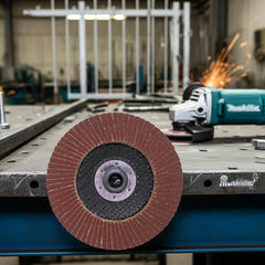 Disco Flap 115 mm G100 Fibra Reto Aço Tradestar