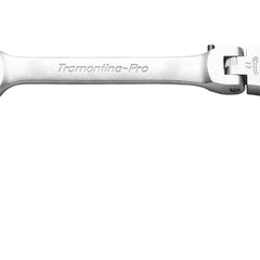 Chave Combinada Catraca Flexível 15mm Aço Cromo Vanádio 72 Dentes Tramontina PRO