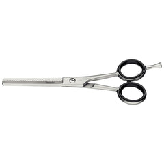 Tesoura Para Cabelo Tramontina Fio Desbaste 5,5 Aço Inox Profissional Com Anéis De Silicone E Apoio