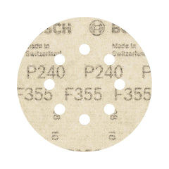 Disco De Lixa Bosch Pro F355 125mm Grano 240 - 5 Unidades