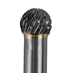 Lima Rotativa Para Metal Esférica Tipo D 8mm Aço Alta Velocidade Acabamento Impecável