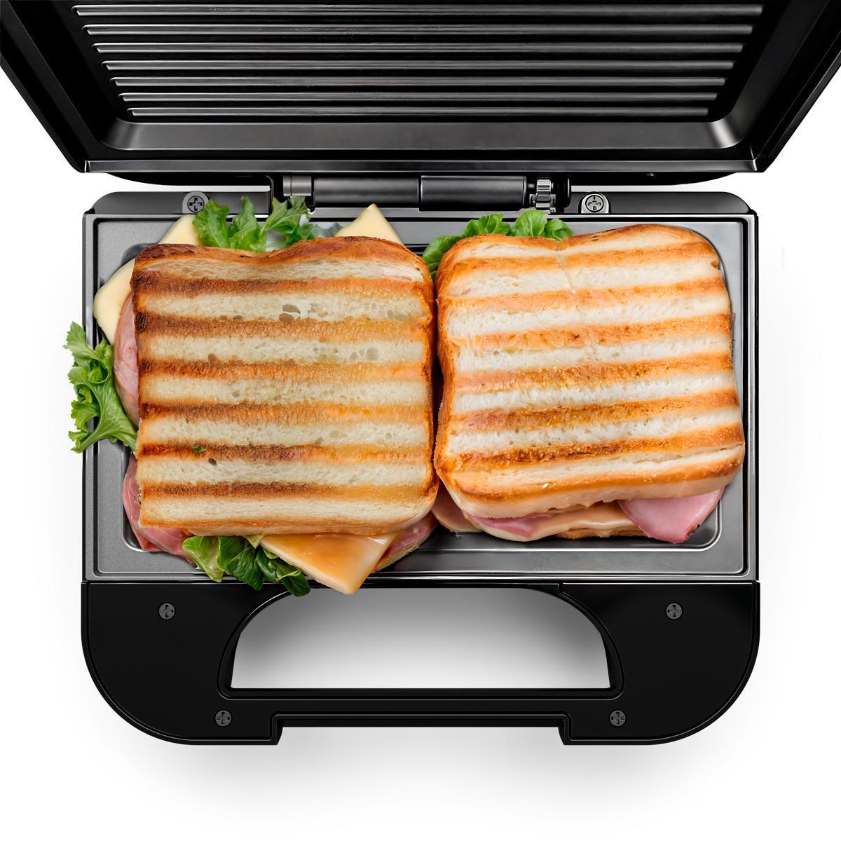 Sanduicheira e Grill Philco PGR27A Inox 2 em 1 750 Watts 127V - Guimepa