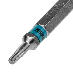 Kit 2 Bits Torx T10 50 mm Aço Cromo Molibdênio S2 58 HRC Magnético Gross