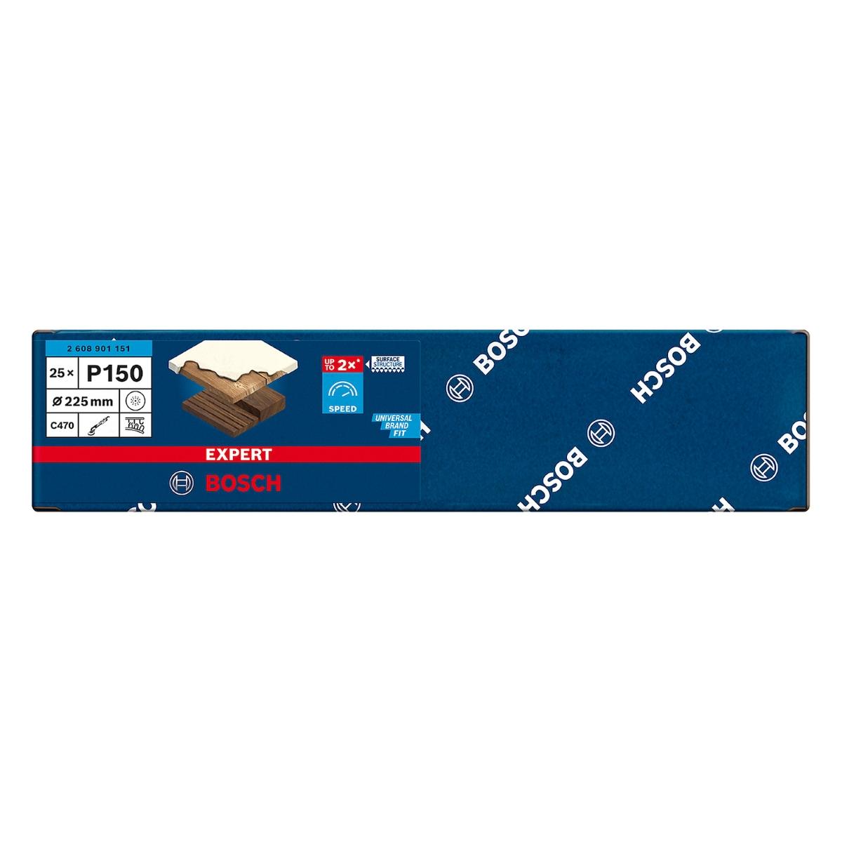 Disco De Lixa Bosch Expert C470 225 mm G150 25 Peças