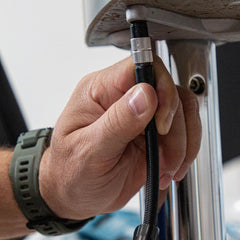 Extensão Flexível Para Bits Cromo Vanádio Encaixe 1/4'' 145mm Com Suporte Magnético E Anel Giratório