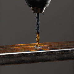 Broca Aço Rápido 5mm 10pcs Profissional Metal Gross Golden Tip