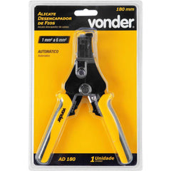 Alicate desencapador de fios automático AD180 Vonder