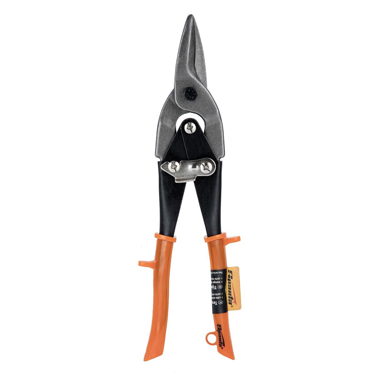 Tesoura Para Chapa Corte Reto 250mm 0.8mm Aço Carbono Sparta Dupla Alavanca