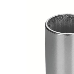 Soquete Estriado Longo 13mm 3/8 Aço Cromo Vanádio Tramontina PRO