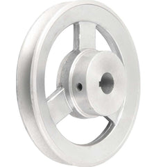Polia Alumínio 1 Canal Perfil A 150mm com Furo 3/4" - Vonder