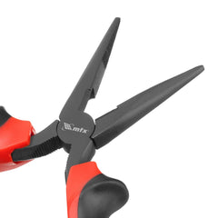 Alicate Bico Meia Cana Reto Black Nickel Niquelado 6'' 160mm Cabo Dupla Injeção MTX 171589