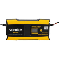 Carregador Inteligente Bateria 30-200Ah 6/12V 220V Vonder CIB220 Proteção Curto-Circuito
