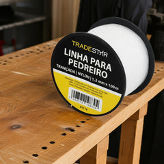 Linha Pedreiro Nylon 1,2 MM  x 100 Metros Trançada Tradestar