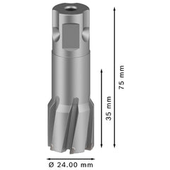 Broca Anular Bosch Pro Tct 24mmx35mm