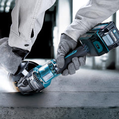 Esmerilhadeira Angular 115 mm Motor BL Sistema AWS Sem Bateria Sem Carregador GA022GZ Makita