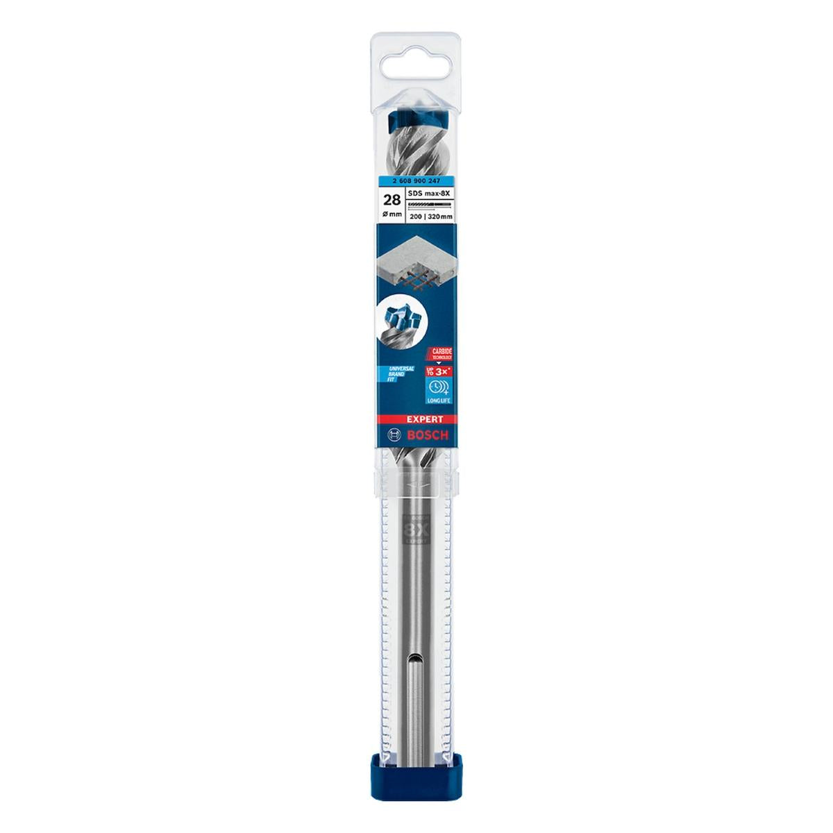 Broca Para Concreto Bosch Expert Sds Max-8X Ø28X200X320mm