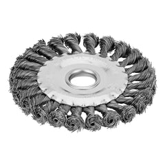 Escova Circular Para Esmerilhadeira Aço Carbono 125mm 22.2mm 0.5mm MTX 746329 Galvanizada